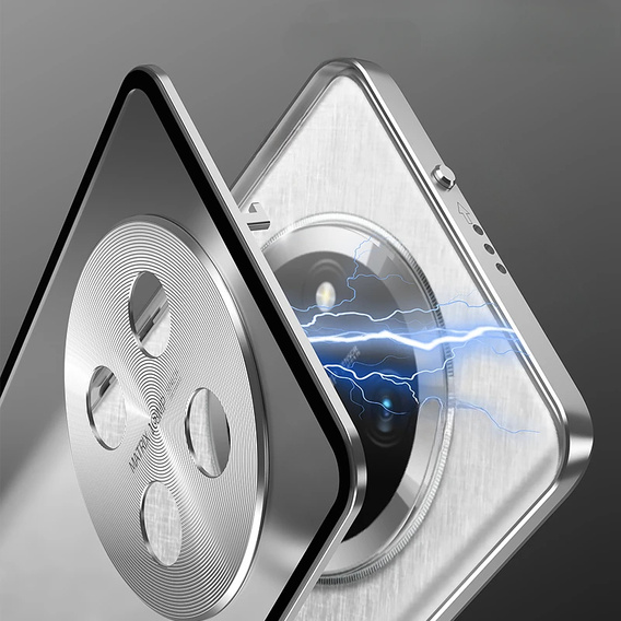 Чохол для Honor Magic 7 Lite, Frame Case, сріблястий