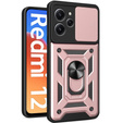 Чохол NOX Camera Slide Xiaomi Redmi 12, CamShield Slide, рожевий rose gold