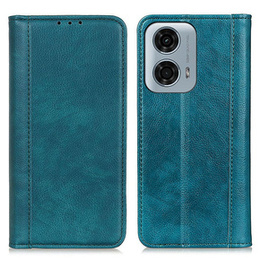 Чохол-фліп для Motorola Moto G04 / G24 / G24 Power, Split Leather, зелений