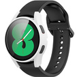 Силіконовий футляр із вбудованим захисним склом до Samsung Galaxy Watch4 40mm, білий