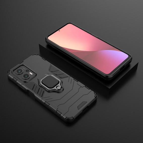 Чoхол до Xiaomi Poco X4 GT 5G, Kickstand Ring, чорний
