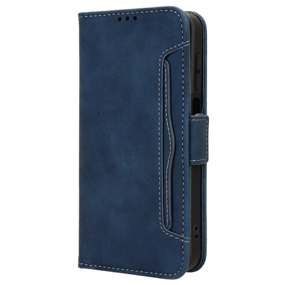 Откидной чехол для Samsung Galaxy M15 5G, Card Slot, темно-синий