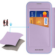 Чехол Dux Ducis для iPhone 17, Skin X Pro, с откидной крышкой, для MagSafe, фиолетовый