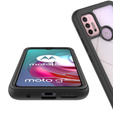 Чехол для Motorola Moto G10 / G20 / G30, Shockproof, с пленкой, синий