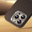 Чохол BENKS Kevlar Magnetic Armor Pro Prestige 600D Y065 для MagSafe з активною кнопкою для iPhone 16 Pro