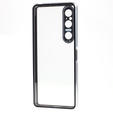 Чехол для Sony Xperia 1 V, Magnetic Dual Glass, серебряный