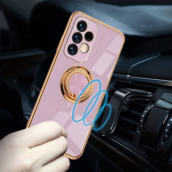 Чехол до Samsung Galaxy A13 4G, Electro Ring, фиолетовый