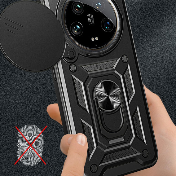 Чохол NOX Camera Slide Xiaomi 14 Ultra, CamShield Slide, чорний
