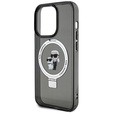 Чехол Karl Lagerfeld Ring Stand Karl & Choupette MagSafe для iPhone 15 Pro