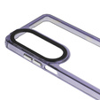 Чoхол до Oppo A60, Fusion Hybrid, прозорий / фіолетовий