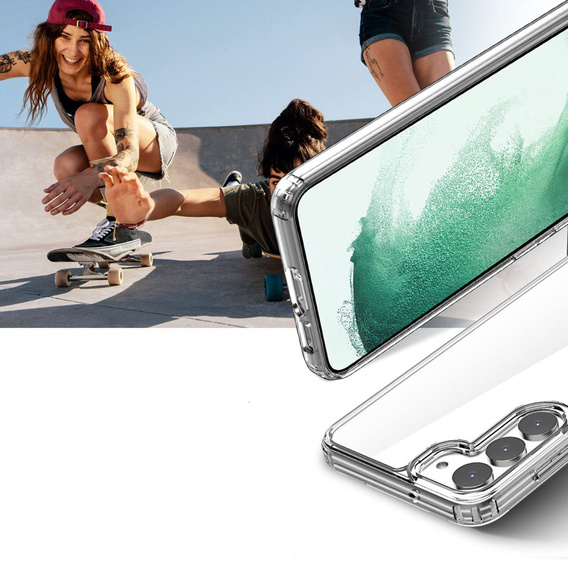 Чехол до Samsung Galaxy S23, Fusion Hybrid, прозрачный