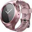 Ремінець + чохол Dexnor для Samsung Galaxy Watch Active 2 44mm, with tempered glass, рожевий