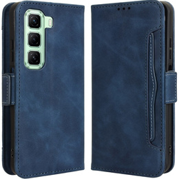 Футляр з клапаном для Infinix Hot 50 4G, Card Slot, темно-синій