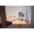 Зарядное устройство Forcell USB-A / 2x USB-C 3.45A GaN 70W PD QC 4.0, серый