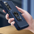 Бронированный Чехол до do Samsung Galaxy Z Fold 4 5G, Nox Case Ring, синий