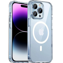 Чoхол до iPhone 14 Pro Max, Dropproof MagSafe, прозорий
