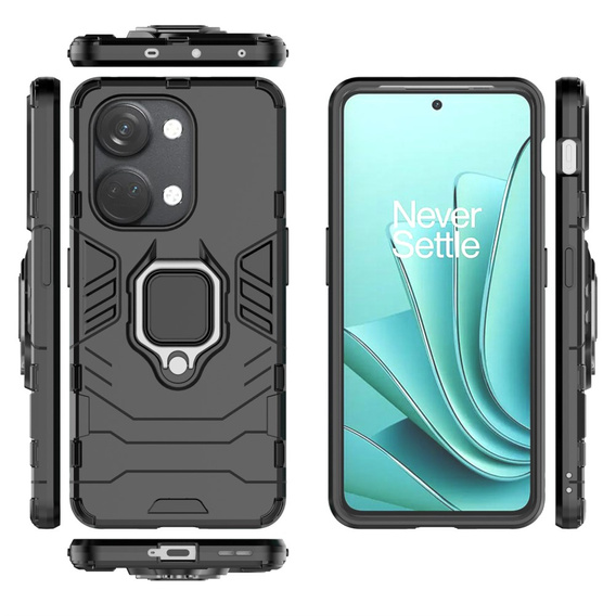 Чoхол до OnePlus Nord 3 5G, Kickstand Ring, чорний