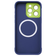 Чехол для iPhone 15 Pro, ERBORD Armor Mag, синий