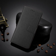 Откидной чехол для Samsung Galaxy A26, Crazy Horse Wallet, чёрный