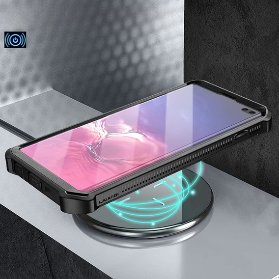 Бронированный чехол для Samsung Galaxy S10 Plus, Dexnor Full Body, чёрный