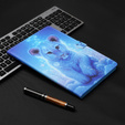 Чехол для Lenovo Tab M10 Plus TB-X606F, с откидной крышкой, tiger