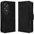 Футляр з клапаном для Oppo A60, Card Slot, чорний