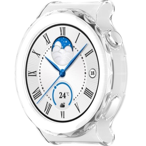 Чохол з TPU для Huawei Watch GT 3 Pro 46 мм, Transparent White