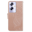Чохол-книжка для Oppo A79 5G, Butterfly, рожевий rose gold