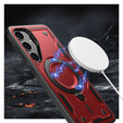 Чехол для Samsung Galaxy S24 FE, Military MagSafe, красный