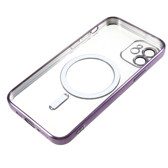Чехол до iPhone 12, MagSafe Hybrid, фиолетовый