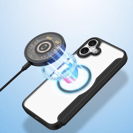 Чехол Dux Ducis до iPhone 16, Skin X Pro, MagSafe, чёрный