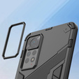 Чехол для Xiaomi Redmi Note 11 Pro 4G / 5G, Military kickstand, синий