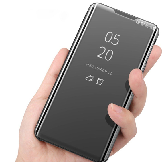 Чехол до Xiaomi Mi 11 Lite / Mi 11 Lite 5G / 11 Lite 5G NE, Clear View, чёрный
