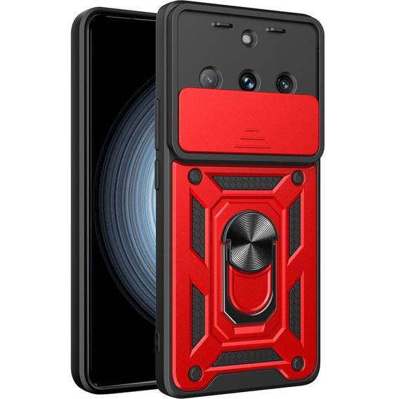 Чохол NOX Camera Slide Realme 11 Pro 5G / 11 Pro+ 5G, CamShield Slide, червоний