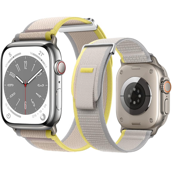 Нейлоновый ремешок для Apple Watch 1/2/3/4/5/6/7/8/9/10/SE/Ultra/Ultra 2 42/44/45/49MM