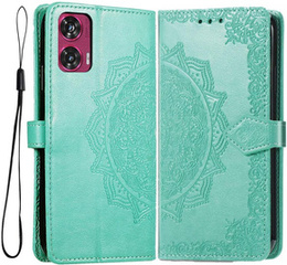 Чохол-книжка для Motorola Edge 50 Fusion 5G, Mandala, зелений