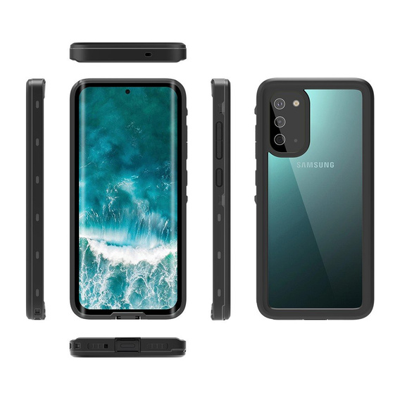Водонепроницаемый чехол IP68 для Samsung Galaxy S20, Redpepper, чёрный