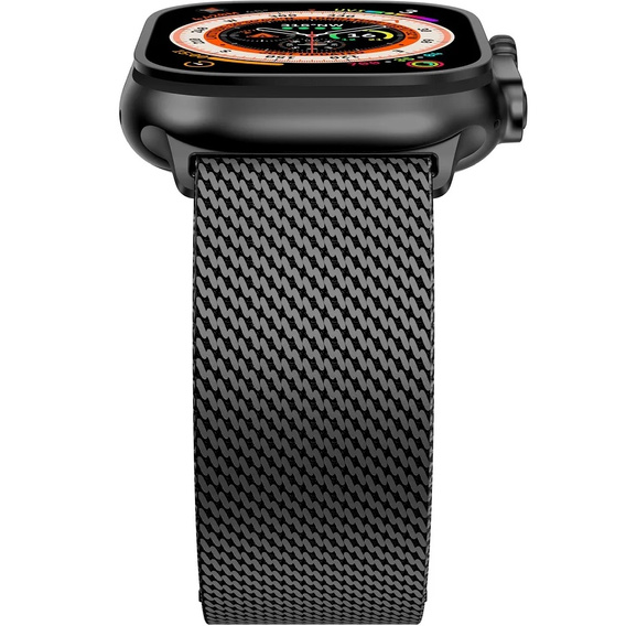 Браслет Milanese для Apple Watch  1/2/3/4/5/6/7/SE (42/44MM) - Black