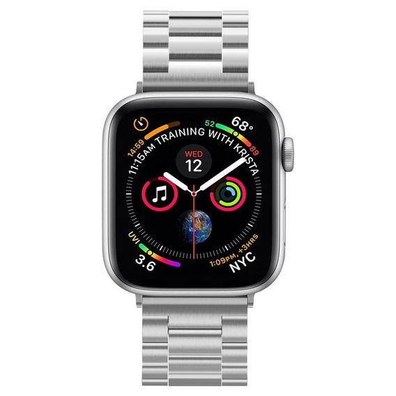 Браслет SPIGEN для Apple Watch 1/2/3/4/5/6/7/SE (42/44MM), Modern Fit Band, Silver
