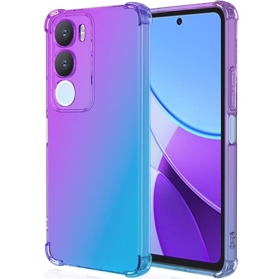Чохол для Vivo Y19s, Gradient Dropproof, Фіолетовий / синій
