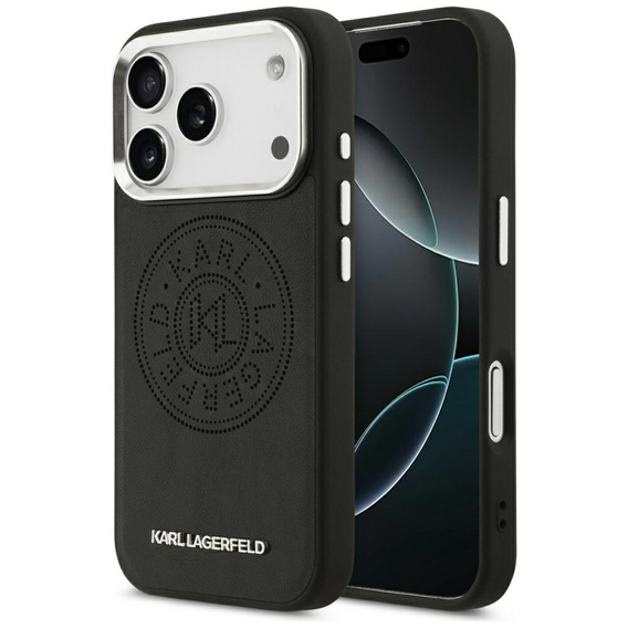 Чехол Karl Lagerfeld Point & Metal Logo MagSafe для iPhone 17 Pro Max