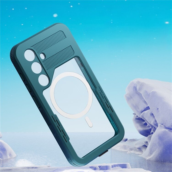 Водонепроникний чохол для Samsung Galaxy S24, Redpepper, для MagSafe, м'яти