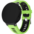 Силіконовий ремінець для Garmin Forerunner 22mm, Green/Black