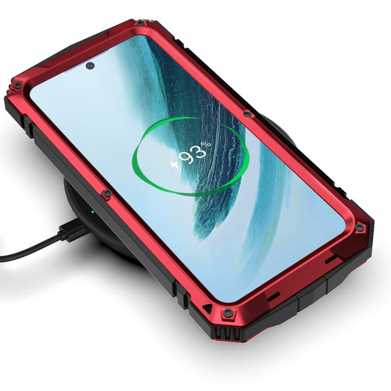 Бронированный чехол для Samsung Galaxy S25+ Plus, R-JUST, красный