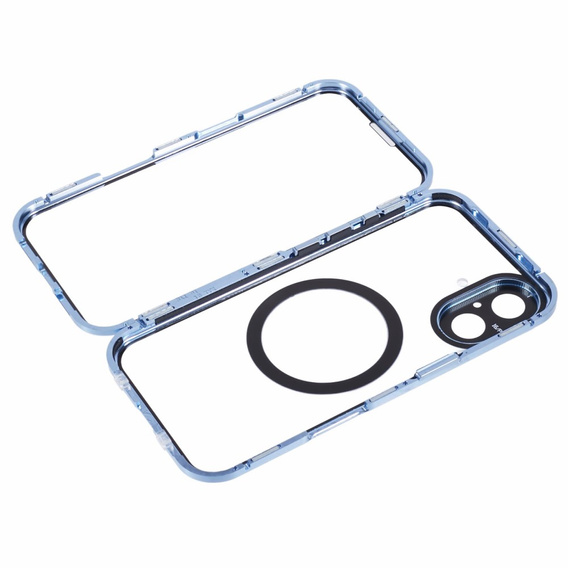 Магнітний чохол Dual Glass MagSafe для iPhone 16, м'яти