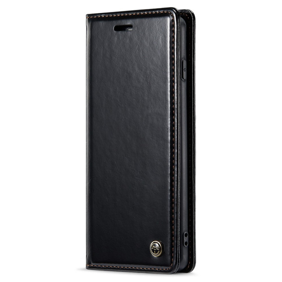 Флип-кейс CASEME для Samsung Galaxy S10+ Plus, Waxy Textured, чёрный