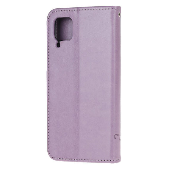 Чохол-книжка для Huawei P40 Lite, Butterfly Flower, фіолетовий