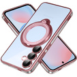 Магнитный чехол для Samsung Galaxy S24 FE, для MagSafe, розовый