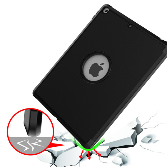 Чохол Tri-Fold Stand Cover для with Pen Slot iPad 10.2 2021 / 2020 / 2019 - Black