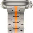 Браслет Stainless Segments до Apple Watch 7/6/5/4/SE/3/2/1 45/44/42mm, Silver